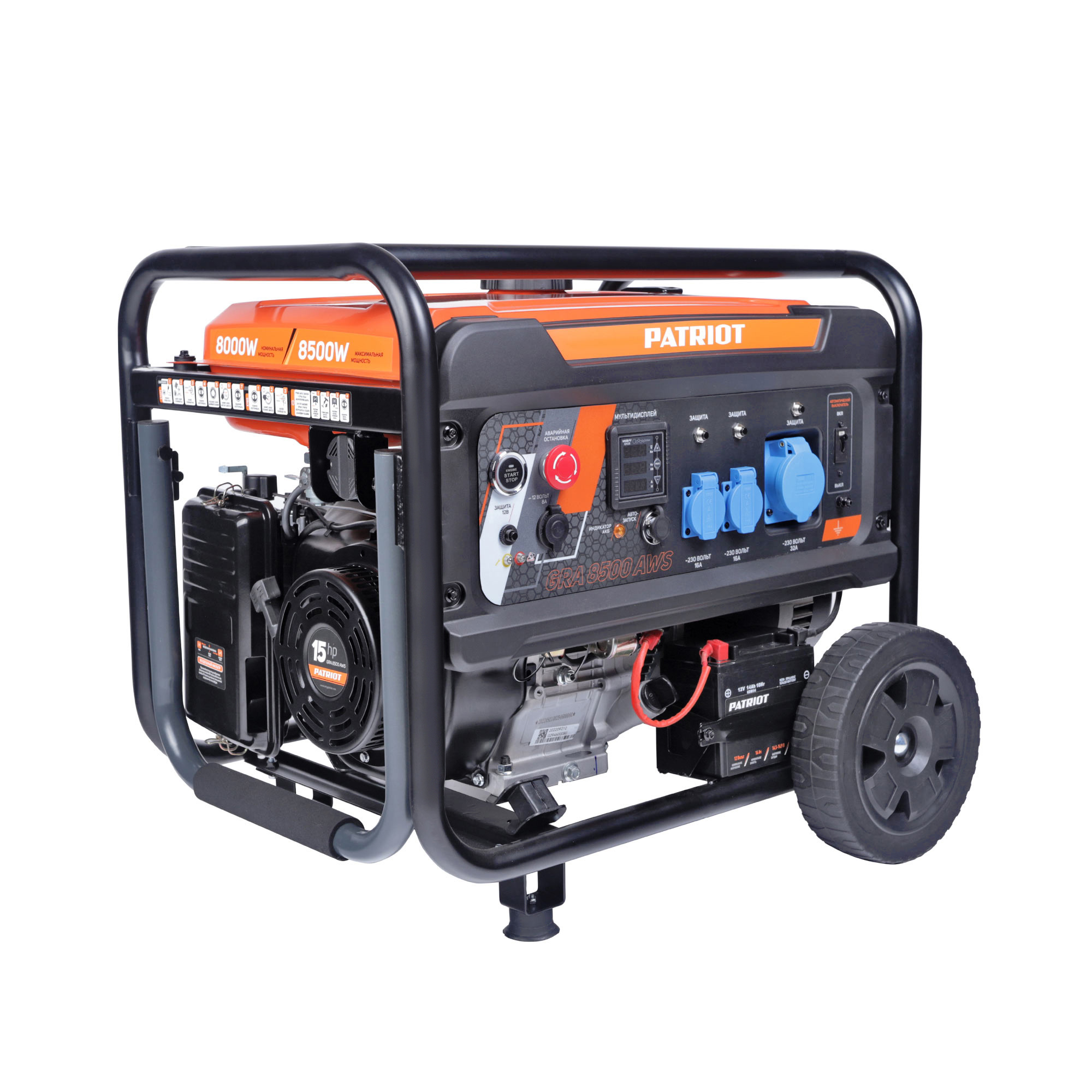 Генератор бензиновый PATRIOT GRA 8500 AWS для GRA <br>(Артикул: 472102185)