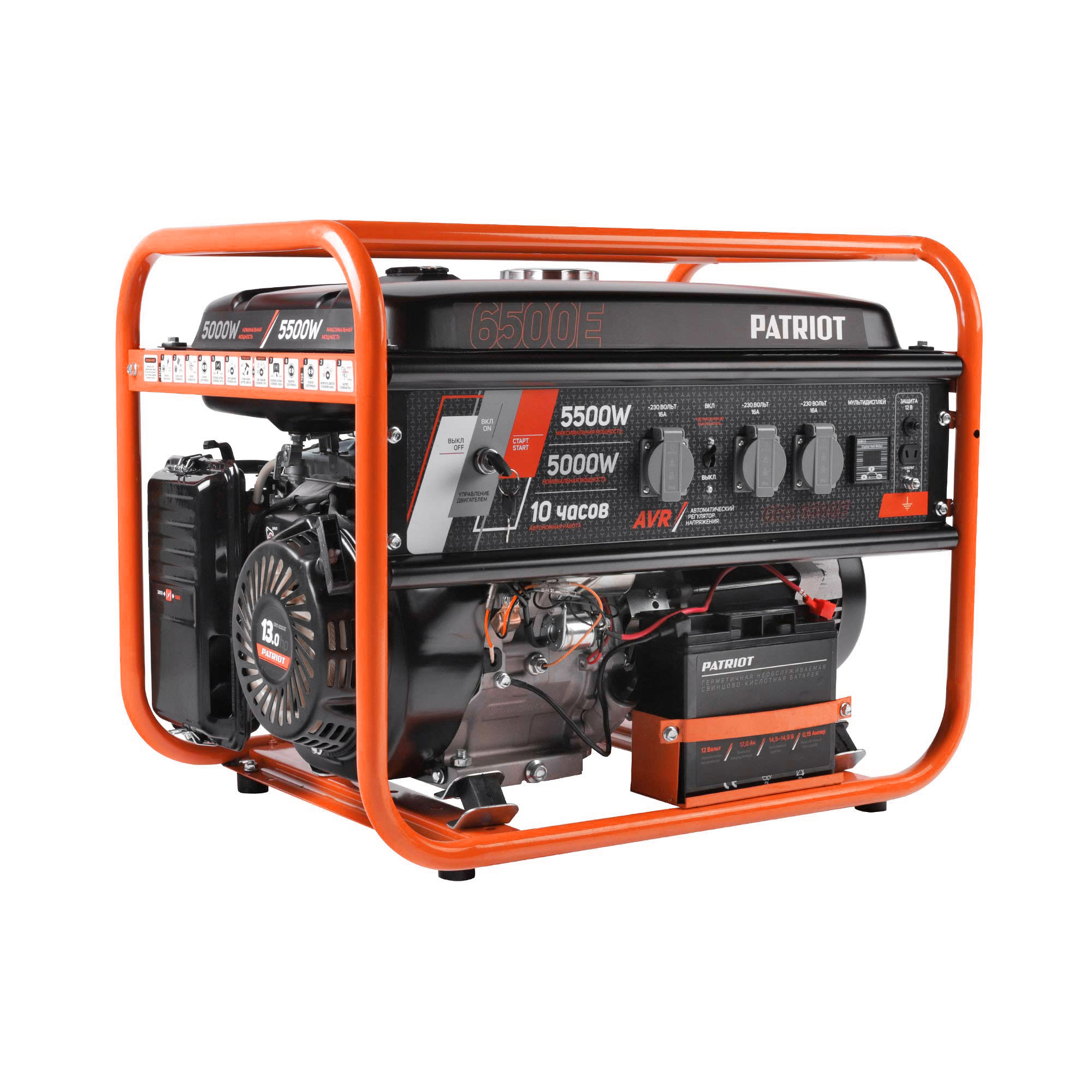 Генератор бензиновый PATRIOT GRS 6500 E для GRS <br>(Артикул: 476102271)