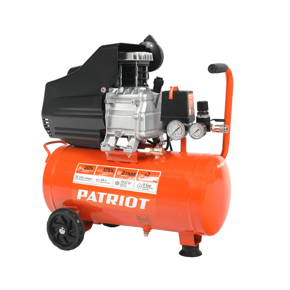 Компрессор поршневой масляный PATRIOT EURO 24-240 для Масляные <br>(Артикул: 525306365)