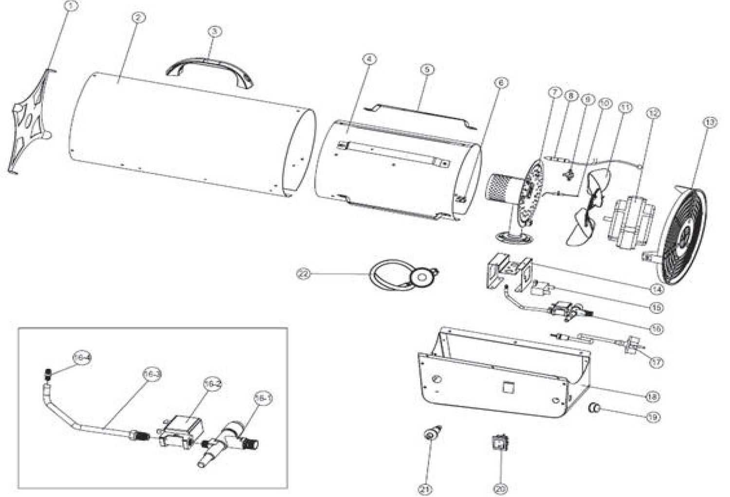 Запчасти, схема и деталировка Patriot GS 30 (633445022) EAN8 20013684