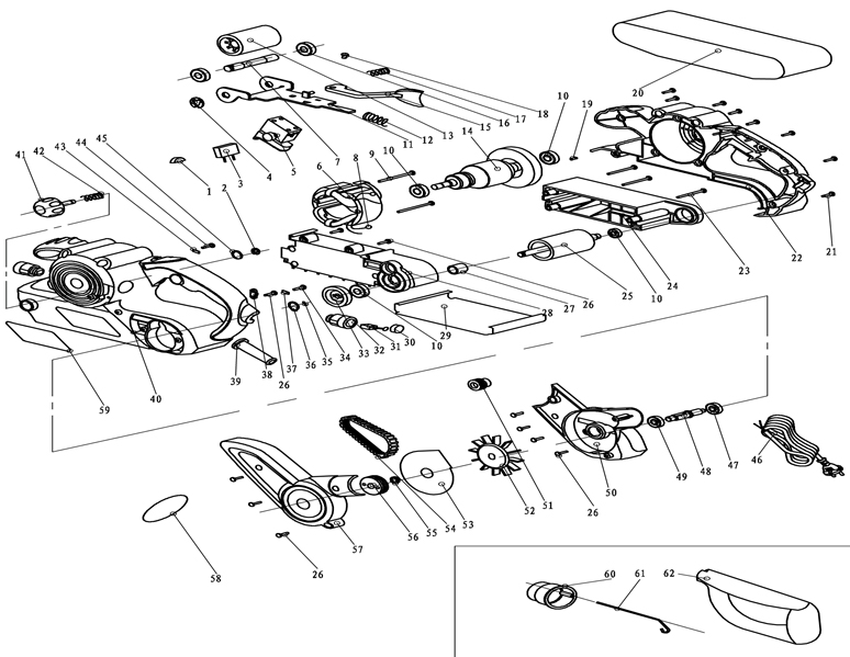 Запчасти, схема и деталировка Patriot BS 810 (110301500) EAN8-20049027 (G) 2015