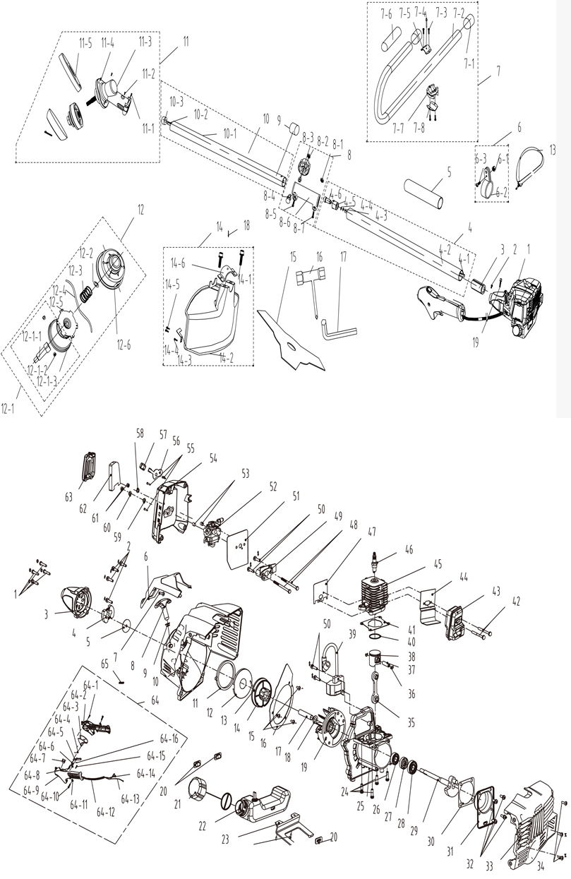 Запчасти, схема и деталировка Patriot PT 3045 IMPERIAL (250108102)  EAN8-20008680