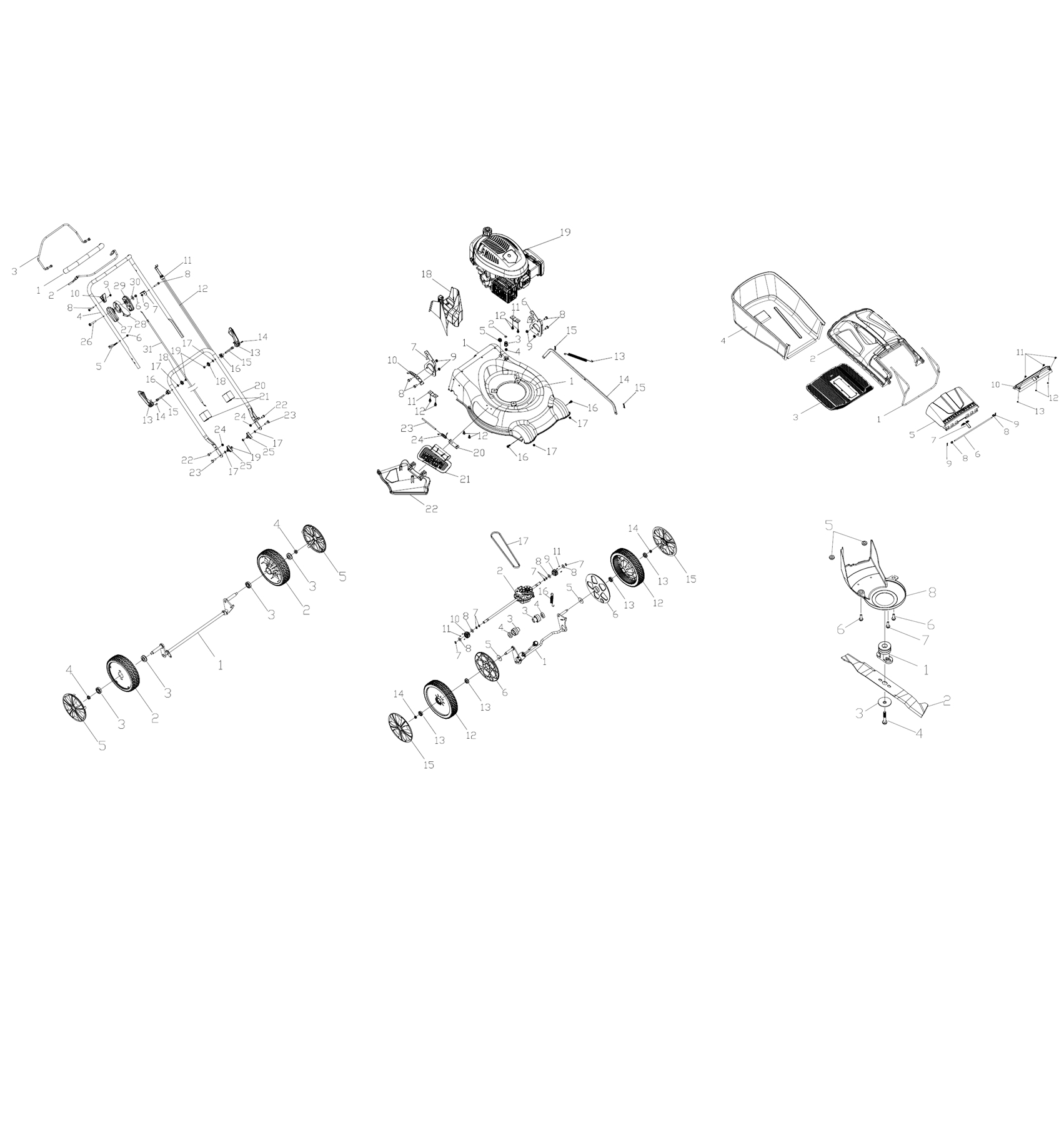 Запчасти, схема и деталировка Patriot PT 52 LS (512109024) EAN8-20011833 2014
